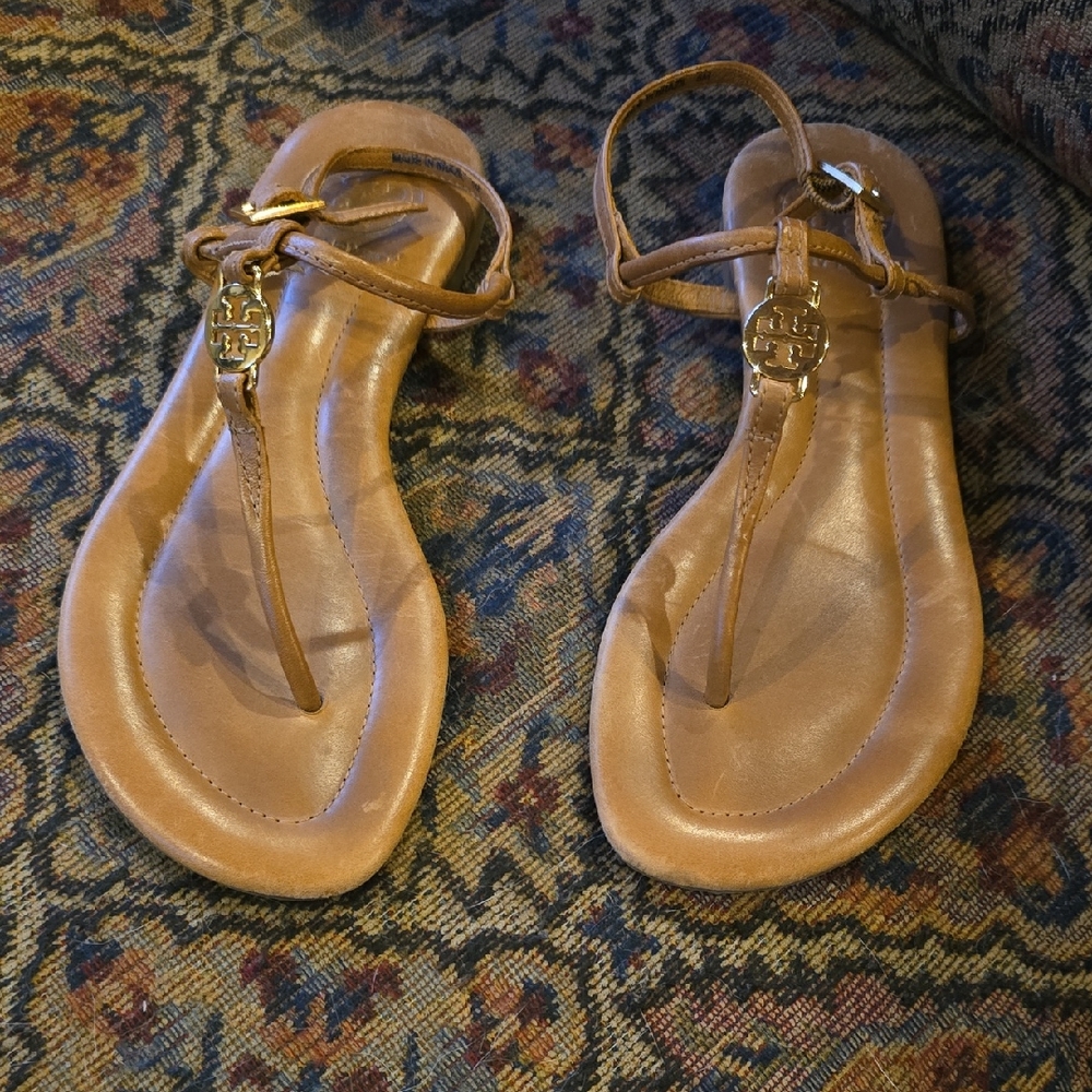 Tory Burch Emmy Leather Thong Sandal